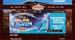 Desktop Screenshot of budweisereventscenter.com